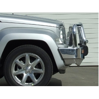 ECB Black Ripple BullBar to suit Jeep Cherokee KK 03/08 - 05/14