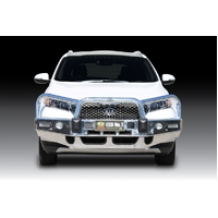 ECB Textura Black BullBar with Bumper Lights to suit Kia Sorento 04/15 - 09/17