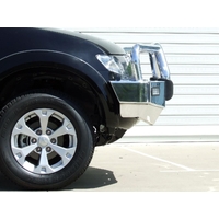 ECB Black Ripple BullBar to suit Mitsubishi Triton MN 09/09 - 12/14