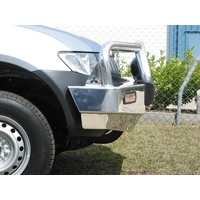 ECB Silver Hammertone BullBar to suit Mitsubishi Triton ML GLX 07/06 - 08/09