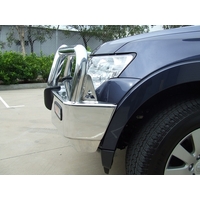 ECB Black Ripple BullBar to suit Mitsubishi Pajero NT 12/08 - 09/11