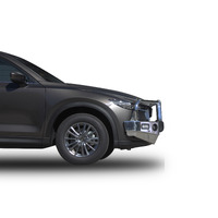 ECB Black Ripple BullBar with Bumper Lights to suit Mazda CX-5 KF Maxx 02/17 - 12/21