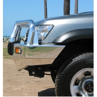 ECB Textura Black BullBar to suit Nissan Patrol GU Y61 4.2LT IN/DIE 10/01 - 09/04