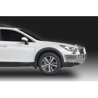 ECB Textura Black BullBar with Bumper Lights to suit Subaru Outback 12/17 - 11/20