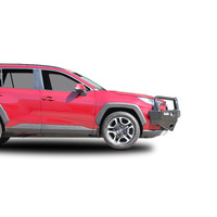 ECB Polished BullBar with Bumper Lights to suit Toyota Rav4 Edge Petrol 01/19 - Onwards