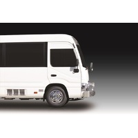 ECB Black Ripple BullBar to suit Toyota Coaster 04/17 - 12/21