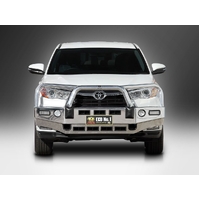 ECB Textura Black BullBar with Bumper Lights to suit Toyota Kluger 03/14 - 10/16