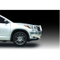 ECB Black Ripple BullBar with Bumper Lights to suit Toyota Kluger 11/16 - 02/21