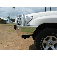 ECB Textura Black BullBar to suit Toyota LandCruiser 100 Series IFS 04/98 - 10/07