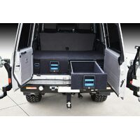MSA 4x4 Complete Dual Drawer Kit to suit Toyota Land Cruiser 76 Series 2007 - Onwards