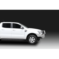 ECB Polished Winch BullBar with Bumper Lights to suit Ford Ranger PX MKIII Wildtrak 09/18 - 04/22