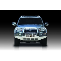 ECB Textura Black BullBar with Bumper Lights to suit Great Wall Steed Dual Cab 07/16 - 08/21