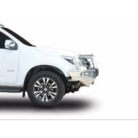 ECB Silver Hammertone Winch BullBar to suit Holden Colorado LS-LT-LTZ 07/16 - 12/20