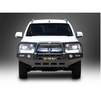 ECB Textura Black BullBar with Bumper Lights to suit Holden Colorado 7 12/12 - 08/16