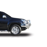 ECB Black Ripple BullBar with Bumper Lights to suit Isuzu MU-X 03/17 - 05/21