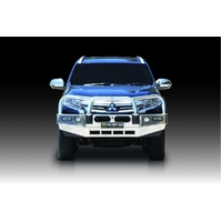 ECB Black Ripple BullBar with Bumper Lights to suit Mitsubishi Pajero Sport GLS 05/16 - 11/19