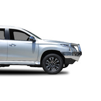 ECB Silver Hammertone BullBar with Bumper Lights to suit Mitsubishi Pajero Sport GLS 11/19 - Onwards