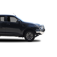 ECB Silver Hammertone BullBar with Bumper Lights to suit Mazda BT-50 07/20 - Onwards