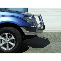 ECB Black Ripple BullBar to suit Nissan Navara D40 ST-X 05/10 - 11/11