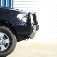 ECB Black Ripple Winch BullBar to suit Nissan Navara D40 ST-X King /05 - 03/15
