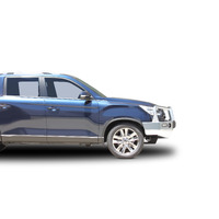 ECB Black Ripple BullBar with Bumper Lights to suit Ssangyong Musso Q200 Ultimate 10/18 - 04/21