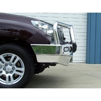 ECB Textura Black Winch BullBar with Bumper Lights to suit Toyota Prado 150 Series Altitude 11/09 - 10/13
