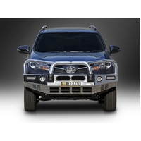ECB Black Ripple BullBar with Bumper Lights to suit Toyota Rav4 12/12 - 09/15