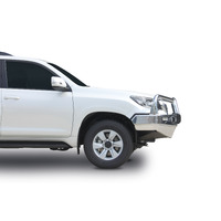 ECB Textura Black BullBar with Bumper Lights to suit Toyota Prado GXL 11/17 - Onwards