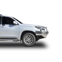 ECB Black Ripple Winch BullBar with Bumper Lights to suit Toyota Prado Kakadu 11/17 - Onwards