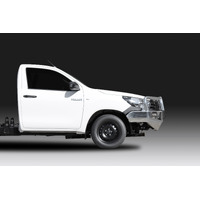 ECB Black Ripple BullBar to suit Toyota HiLux SR 4WD Wide Cab 07/15 - 05/18