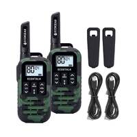 EcoXGear EcoXTalk 0.5 Watt UHF CB Handheld Radio - Camouflage (Twin Pack)
