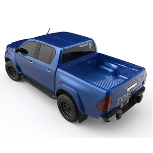 EGR Fender Flares Full Set to suit Toyota Hilux N80 2020 - 2023 Wide Body (Silver Sky Smooth)