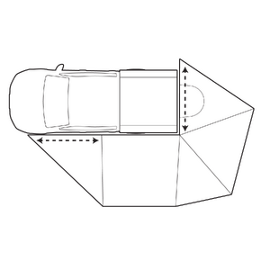 HARDKORR AWNING WALL 4 (MULTI-FIT WALL PIECE)