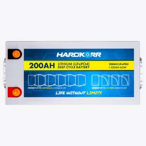 HARDKORR 200AH LIFEPO4 DEEP CYCLE BATTERY 