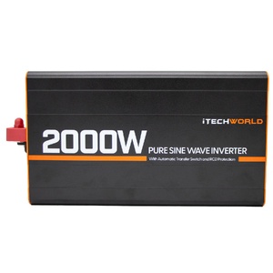 iTechWorld 2000W Pure Sine Wave Inverter with ATS and RCD (12V)