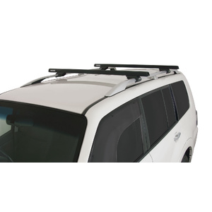 Rhino-Rack JA0629 Heavy Duty CXB Black 2 Bar Roof Rack for MITSUBISHI Pajero NS-NX LWB (With Roof Rails) 4DR 4WD (11/2006-Current)