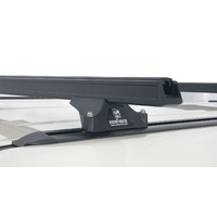 Rhino HD RLTP Trackmount Black 2 Bar Roof Rack for LAND ROVER Discovery 3 &amp; 4, 5dr 4WD  4/05 to 6/17