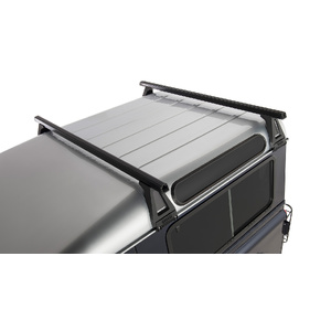 Rhino-Rack JA0804 Heavy Duty RL210 Black 2 Bar Roof Rack for LAND ROVER Defender 90 2DR 4WD (02/2010-12/2020)