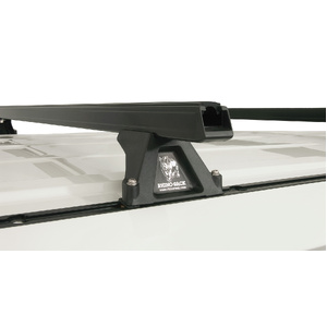 Rhino-Rack JA0821 Heavy Duty RLTF Trackmount Black 3 Bar Roof Rack for HYUNDAI iLoad 2DR Van (01/2008-12/2021)