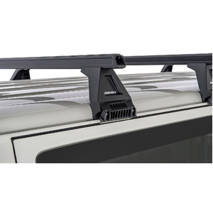 Rhino-Rack JA0847 Heavy Duty RL150 Black 4 Bar Roof Rack for TOYOTA Hiace Gen 5 LWB 2DR Van (03/2005-05/2019)