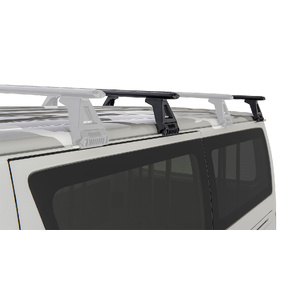 Rhino-Rack JA2734 Vortex RL150 Black 2 Bar Roof Rack for TOYOTA Hiace Gen 4 2DR Van (11/1989-02/2005)