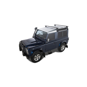 Rhino-Rack JA2737 Vortex RL210 Black 2 Bar Roof Rack for LAND ROVER Defender 110 / 130 Chassis Cab 2DR 4WD (03/1993-12/2020)