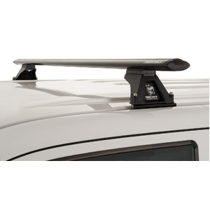 Rhino-Rack JA2767 Vortex RLTF Black 3 Bar Roof Rack for VOLKSWAGEN Caravelle 7H LWB (Low Roof) 2DR Van (04/2008-11/2015)
