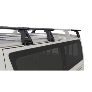 Rhino-Rack JA2772 Vortex RL150 Black 3 Bar Roof Rack for TOYOTA Hiace Gen 4 2DR Van (11/1989-02/2005)
