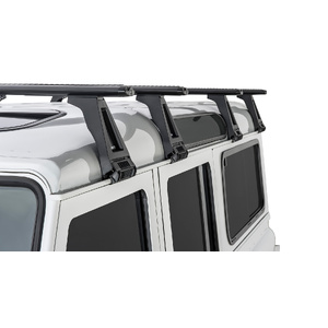 Rhino-Rack JA2789 Vortex RL210 Black 4 Bar Roof Rack for LAND ROVER Defender 110 (incl. Hard Top) 4DR 4WD (03/1993-12/2020)