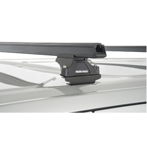 Rhino-Rack JA5418 Heavy Duty RLTP Black 3 Bar Roof Rack for FORD Transit Custom Gen2 SWB 2DR Van (01/2024-Current)