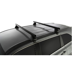 Rhino-Rack JA6013 Heavy Duty 2500 Black 2 Bar Roof Rack for TOYOTA Kluger (GX) Gen3 XU50 Bare Roof 5DR SUV (03/2014-12/2021)