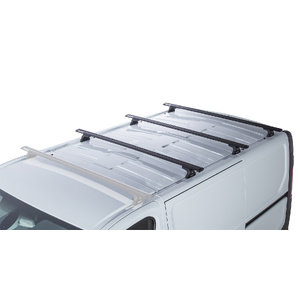 Rhino-Rack JA7927 Vortex RLT600 Black 3 Bar Roof Rack (MF/MR/R) for RENAULT Trafic X82 SWB (Low Roof) 2DR Van (05/2015-Current)