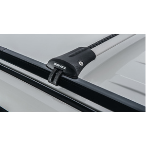 Rhino-Rack JA7952 Vortex StealthBar Silver 2 Bar Roof Rack for MITSUBISHI Pajero NS-NX LWB (With Roof Rails) 4DR 4WD (11/2006-Current)