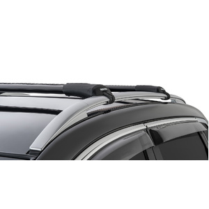 Rhino-Rack JA7969 Vortex StealthBar Black 2 Bar Roof Rack for NISSAN Qashqai J11 With Roof Rails 5DR SUV (01/2014-12/2022)